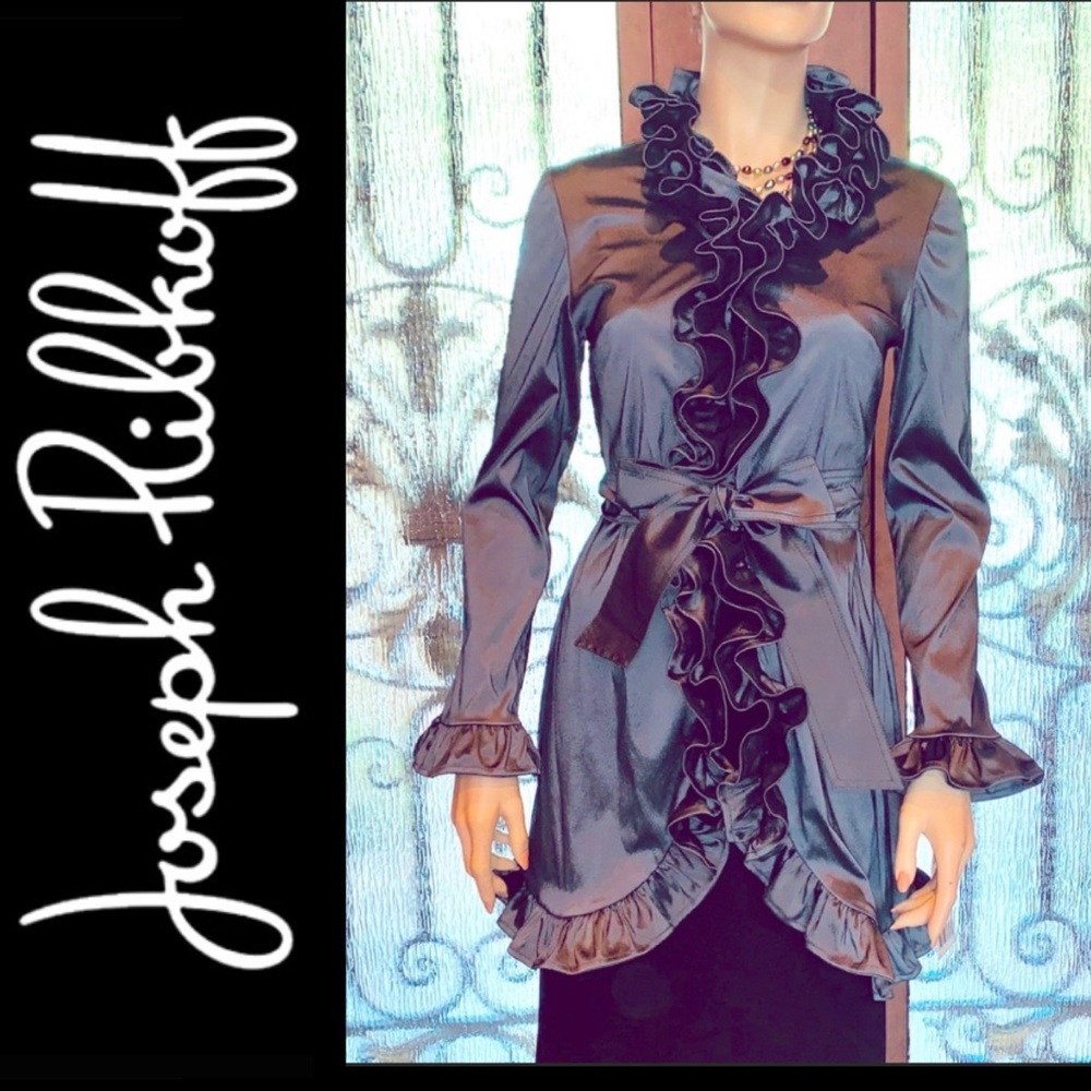 Sz 4 - Evening Trench Coat By: Joseph Ribkoff